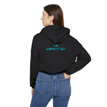 Load image into Gallery viewer, Women's Cinched Bottom Hoodie I am Committed