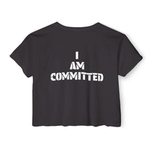 Load image into Gallery viewer, Women's Festival Crop Top | I Am Committed