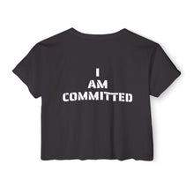 Load image into Gallery viewer, Women's Festival Crop Top | I Am Committed