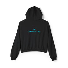 Load image into Gallery viewer, Women&#39;s Cinched Bottom Hoodie I am Committed
