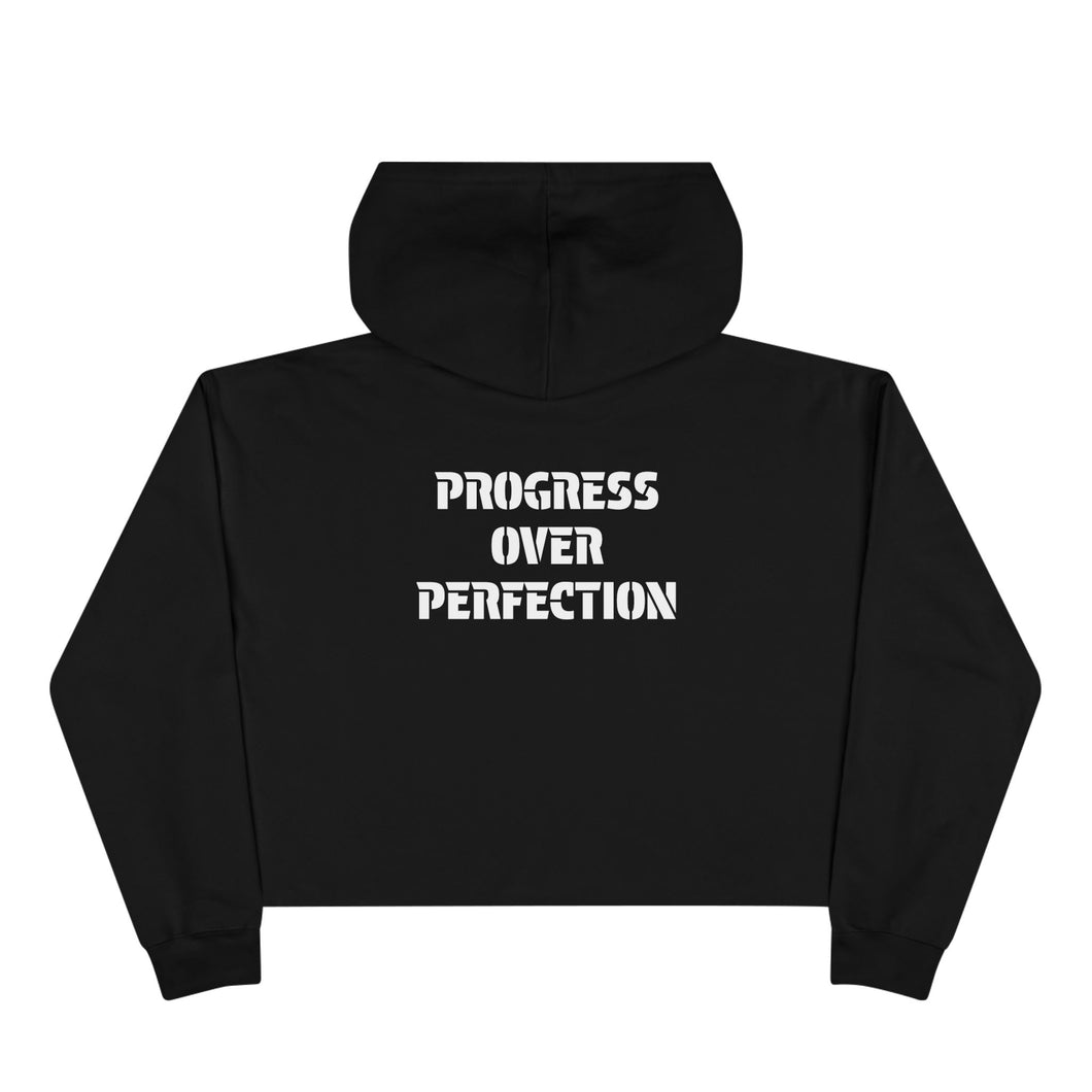 Crop Hoodie | Progress Over Perfection