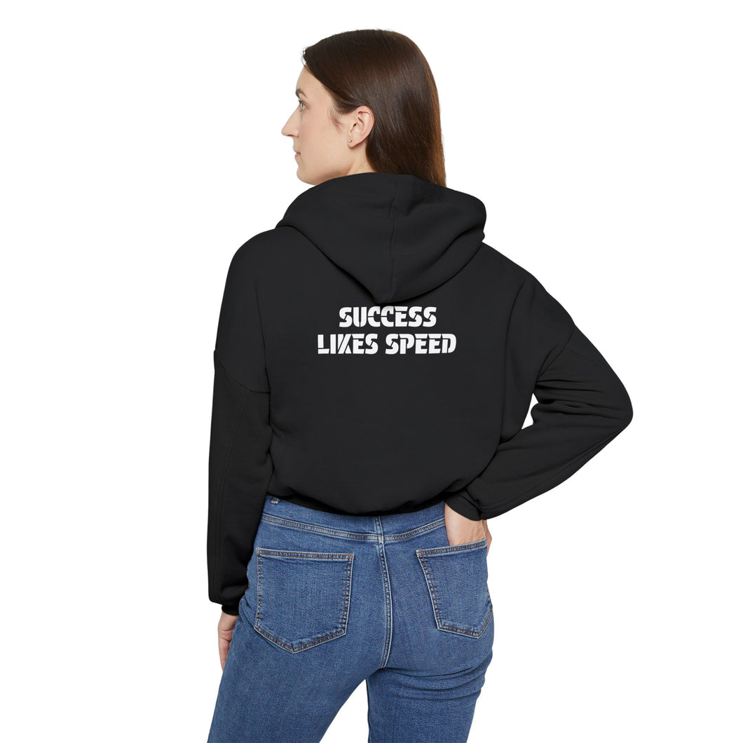 Women's Cinched Bottom Hoodie | Success Likes Speed