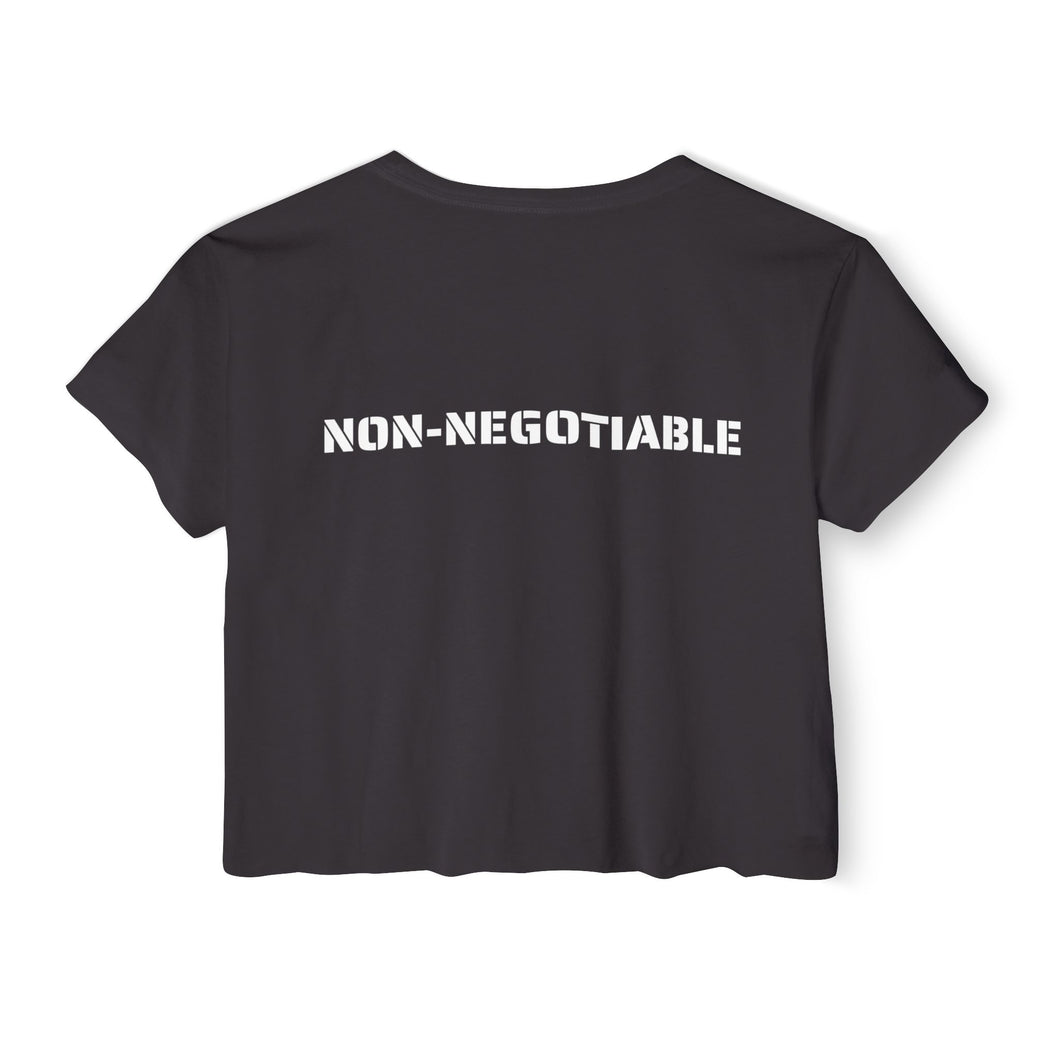 Women's Festival Crop Top | Non-Negotiable