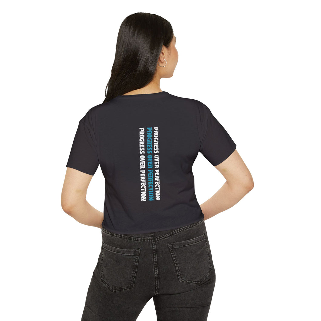 Women's Festival Crop Top | Progress Over Perfection