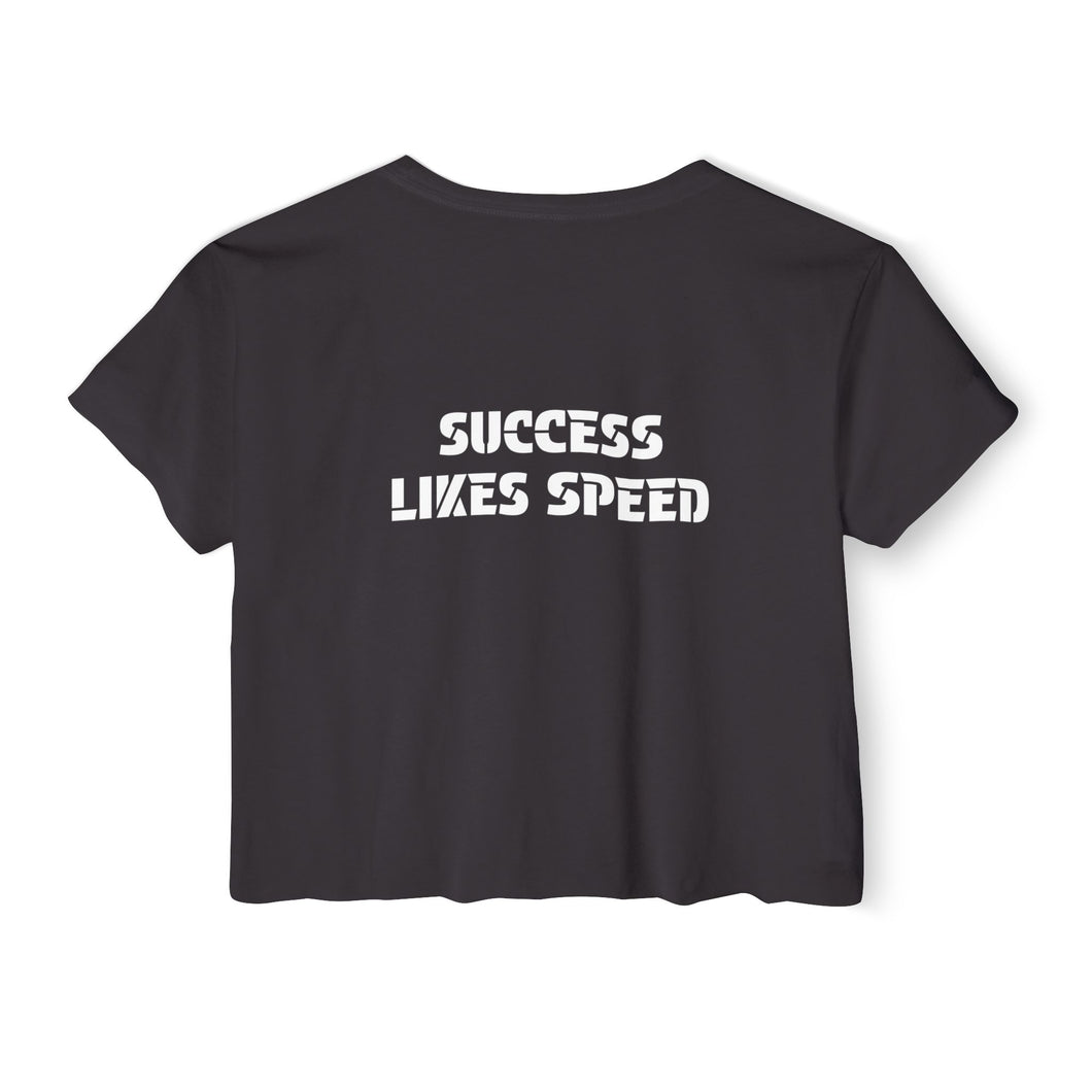 Women's Festival Crop Top | Success Likes Speed