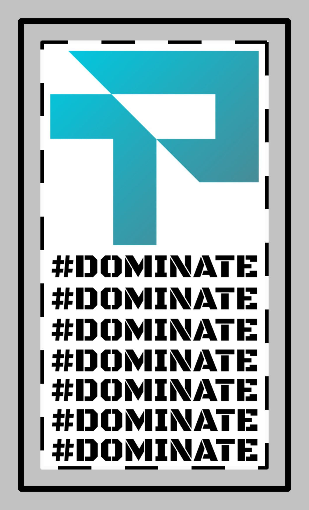Custom Shape Magnets | #Dominate
