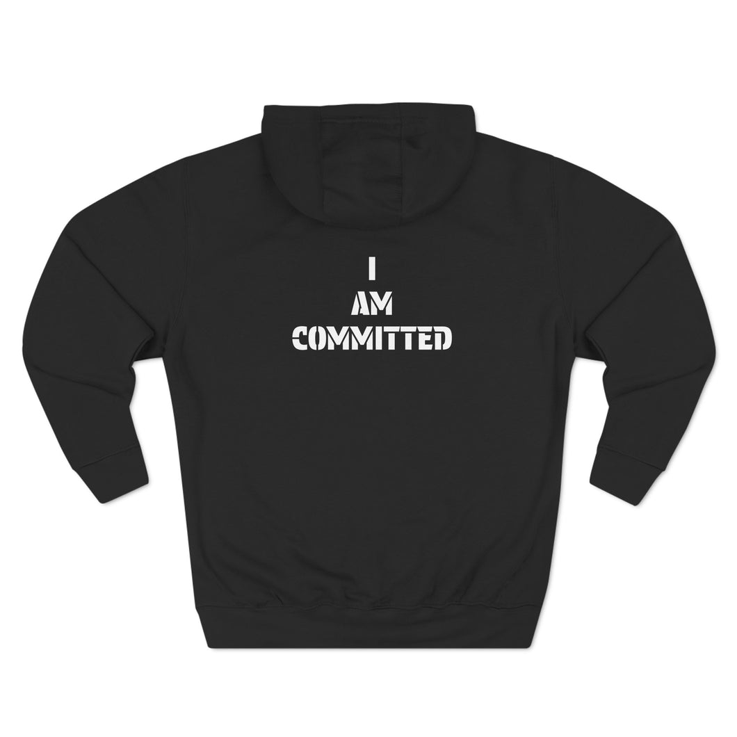 Three-Panel Fleece Hoodie | I Am Committed