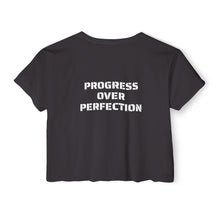 Load image into Gallery viewer, Women&#39;s Festival Crop Top | Progress Over Perfection
