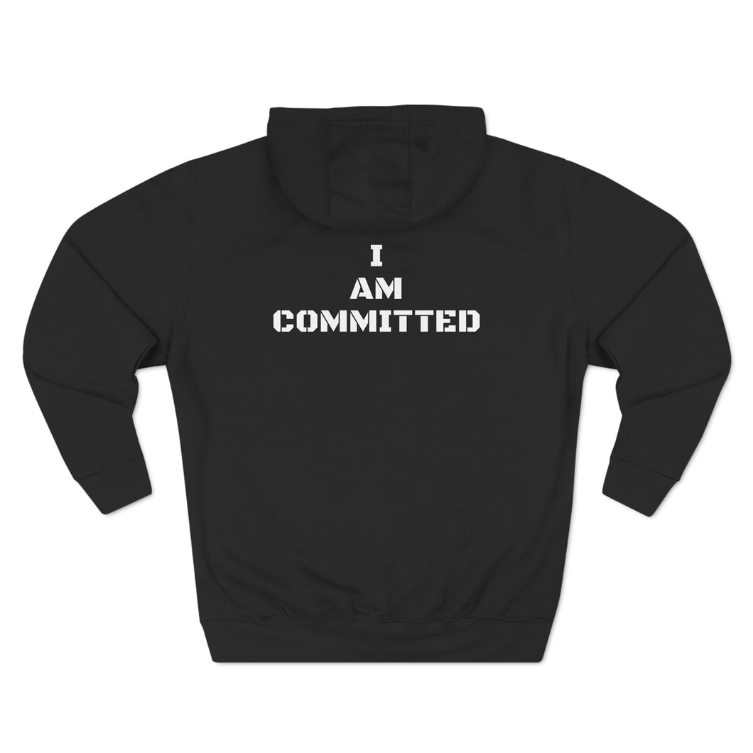 Three-Panel Fleece Hoodie | I Am Committed