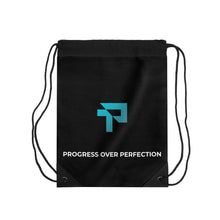 Load image into Gallery viewer, Drawstring Bag Progress Over Perfection
